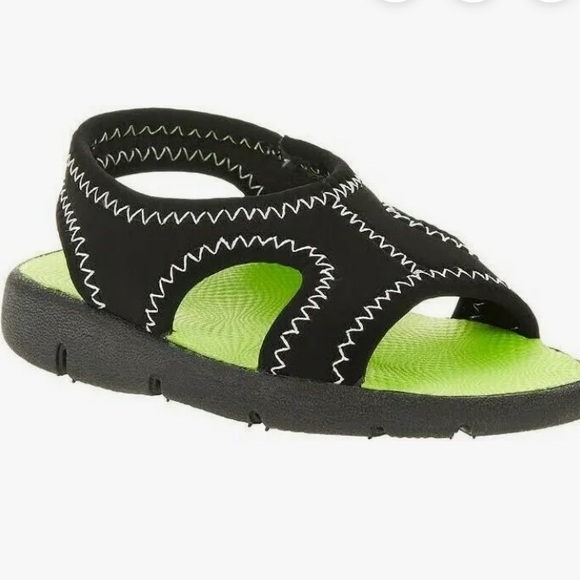 wonder nation Other - Wonder Nation Toddler Baby Sling Back Black open toe Sandal Water Shoes Sz 3